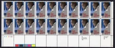 Scott #2211 Duke Ellington 22¢ Plate Block of 20 Stamps - MNH P#A222222 LL
