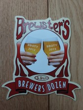Beer pump clip badge, Brewster's Brewery, Brewers Dozen, Baking Theme