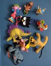 Vintage McDonald's, Burger King, Wendys Kids Meal Toys Mixed Lot of 9