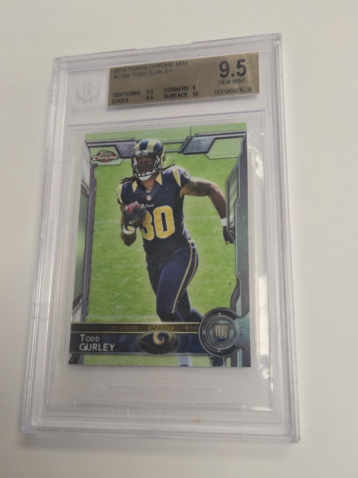 Todd Gurley Topps Chrome Mini #110 Running