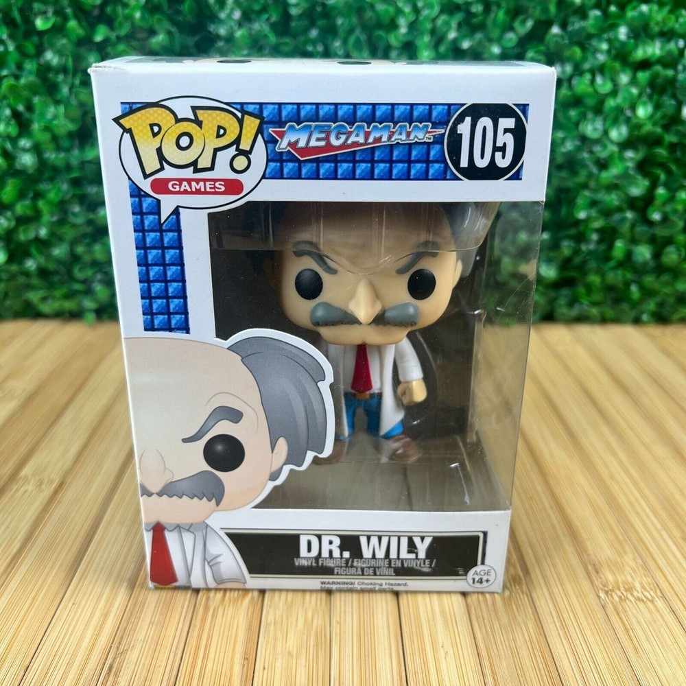 Funko POP Games Mega Man Dr Wily #105 Vinyl Collectible Figure