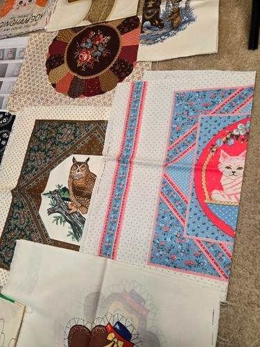 Vintage 2+ POUNDS LOT Cranston Print Works Fabric Cut Sew Patterns Dolls Pillows - Picture 9 of 14