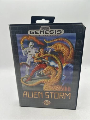 Alien Storm Sega Genesis 16-Bit Game CIB with Case and Manual 1991 Arcade Port
