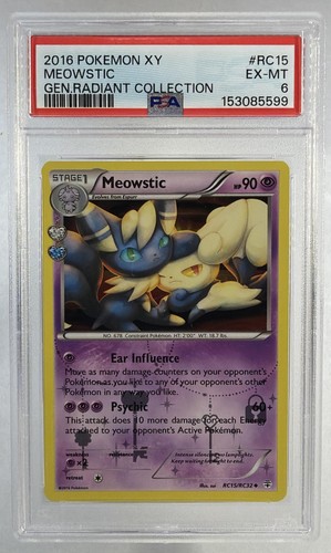 Meowstic graded PSA 6 for sale on eBay