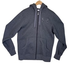 Under Armour Charged Cotton Storm Full Zip Hoodie Jacket Dark Gray Men's Medium