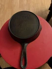 Rare Antique Wagner Ware Cast Iron No. 4 Skillet w/ Heat Ring p/n 1054 C