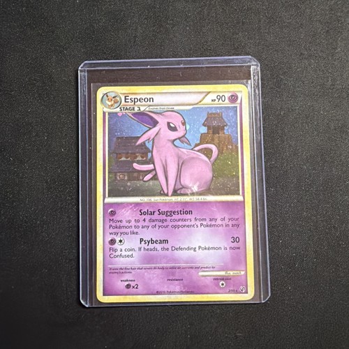 Espeon Holo Rare Pokémon Card 2/90 Undaunted 2010 TCG LP