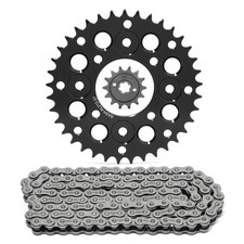 420 Sprocket Kit For Honda Grom 125 13-20 Z125 19-21 Chain Combo 14t 37t Black