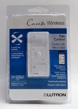 Lutron Caseta Smart Fan Speed Control Single Pole - White (PD-FSQN-WH-R)