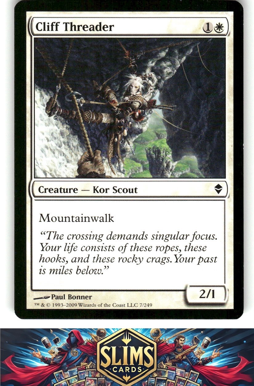 Magic the Gathering MTG Zendikar Cliff Threader #7 Buy 2 Get 1