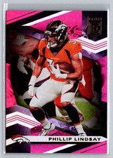 2020 Donruss Elite #44 Phillip Lindsay Pink