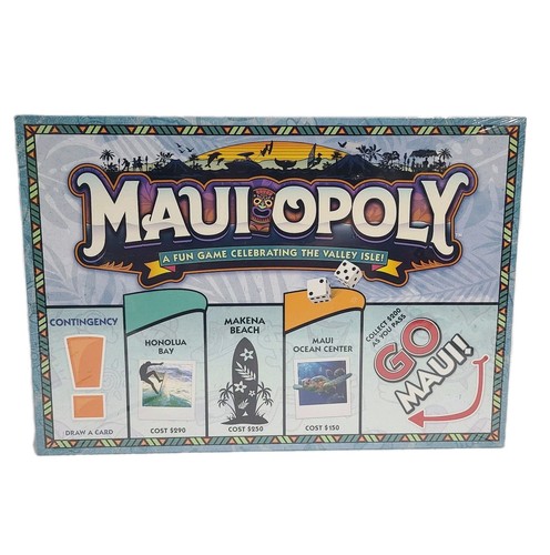 NEW MAUI OPOLY Hawaii Monopoly Like Board Game Limited Ed. SEALED / USA MADE