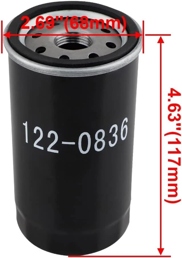 122-0836 Oil Filter 140-3116 Air Filter for Cummins Onan 5500 7000 RV Generators - Image 2 of 4