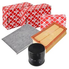 FEBI POLLEN- LUFT- ÖL-FILTER PAKET passend für Nissan Qashqai / Qashqai +2