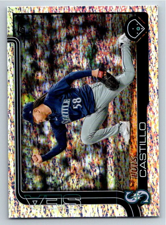 2025 Topps Sandglitter Luis Castillo Seattle Mariners #73