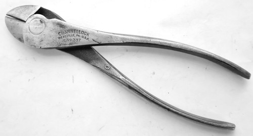 7" Channellock (Meadville PA)(USA) No. 337 Side Cutters / Nippers / MT Top Tools