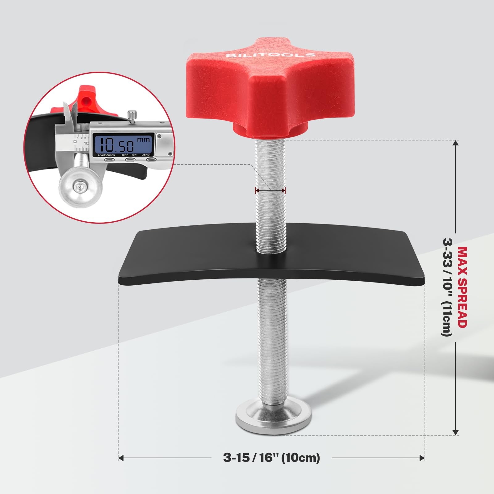 BILITOOLS Brake Pad Spreader, Disc Brake Caliper Compression Tool Caliper Pis...