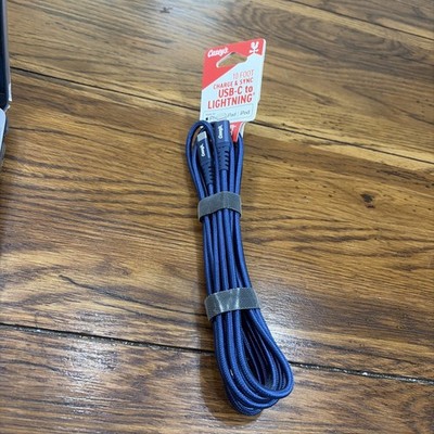 Casey's 10ft USB-C to Lightning Cable Blue for Apple iPhone iPad