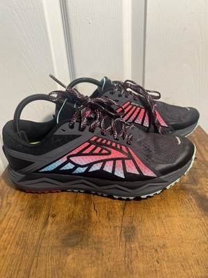 Brooks Caldera Women's Size 10.5 Trail Running Shoes Anthracite Azaela