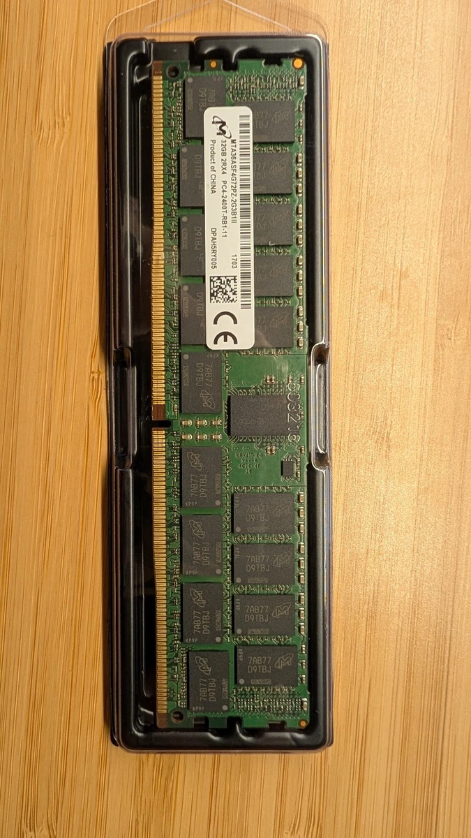 Preços baixos em Micron DDR4 SDRAM 32 Gb de capacidade Total de