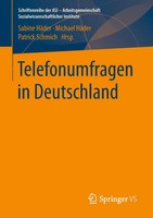 Telefonumfragen In Deutschland Sabine HäDer (U. A.) Taschenbuch Xiii Deutsch