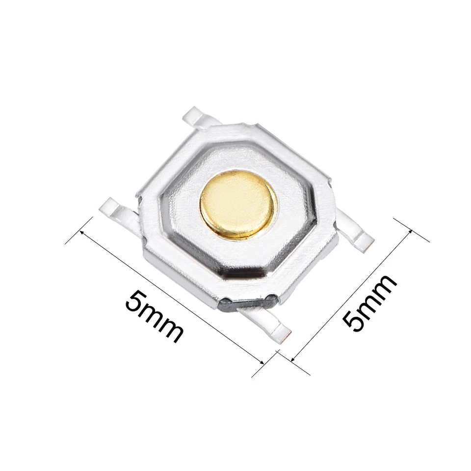 35PCS 5x5x1.5mm Momentary Panel PCB SMT Push Button SPST Tactile Tact Switch - Image 4 of 4