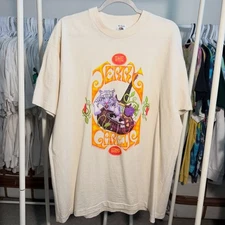 Vintage GD 1993 Jerry Garcia Band T-Shirt White 2 side All Size BTH13