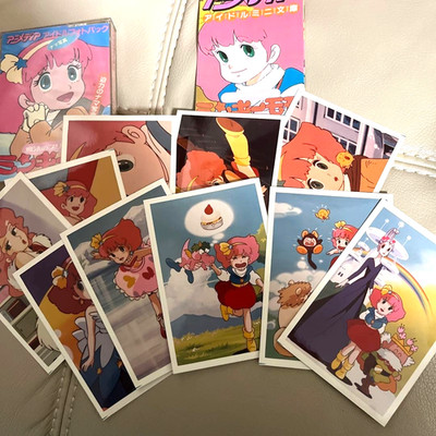 Magical Princess Minky Momo Anime Photos 10 Set Animedia Gakken USED Rare Japan