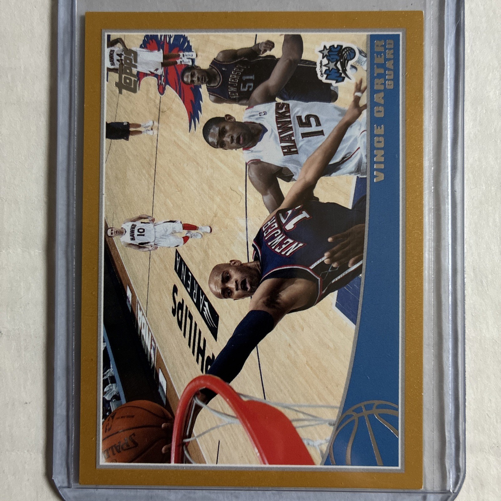 2009-10 Topps Gold SP Gold Insert Parallel #175 Vince Carter /2009 Nets