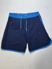 Burnside Men's Board Short Swim Trunks Size 38 Blue