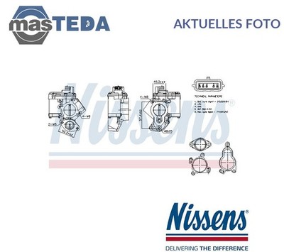98463 AGR-VENTIL ABGASRÜCKFÜHRVENTIL NISSENS FÜR VAUXHALL MOVANO II