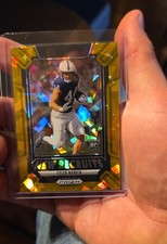 Tyler Warren New Recruits 2025 Panini Prizm Draft Picks Gold Ice Prizm (RC)