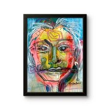 11"x14" Modern Original Abstract Expressionism on Paper  Home Art