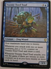 Twenty-Toed Toad Commander: Bloomburrow Regular for sale online | eBay