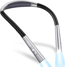 gritin leselampe hals, buchlampe bett mit 4 farben & 5 helligkeit - stufenlos...