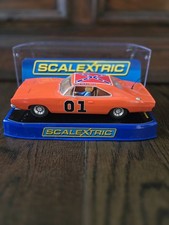 SCALEXTRIC VERY RARE 69 DODGE CHARGER DUKES OF HAZZARD C3044 SLOT CAR 1/32