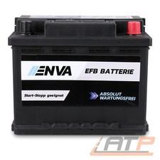 ENVA AGM AUTO STARTERBATTERIE 60Ah 640A 12V Start-Stopp ersetzt 62Ah 64Ah 65Ah