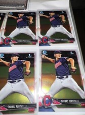2018 Bowman Chrome Draft #BDC42 Thomas Ponticelli Lot Of 9 All Refractor’s