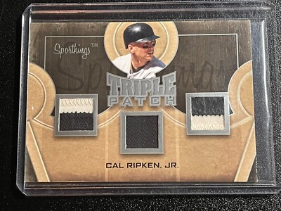 2012 Sport Kings Cal Ripken Silver Triple Patch SP /4 RIPKEN.RARITIES ...