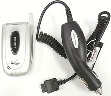 Samsung SCH-A650 - Silver  Verizon  Rare Cellular Flip Phone - Bundled