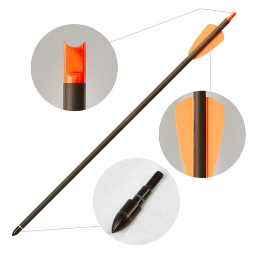 12x 7.5"/15" Bolzen Kohlenstoffpfeile Bolzen Carbon Arrows/Bolts Pfeile 2x Vanes - Picture 8 of 12