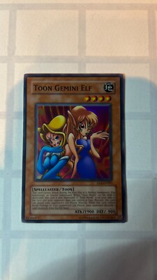 Yugioh - Toon Gemini Elf - Super Rare - UNL-DL6 EN001 (NM)
