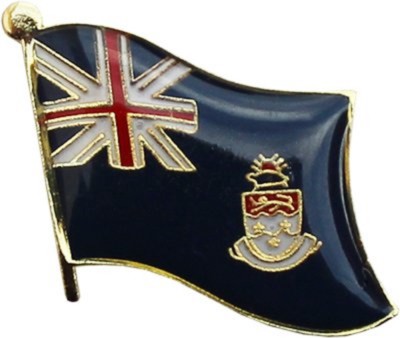 Wholesale Pack of 6 Cayman Islands Country Flag Bike Hat Cap lapel Pin 