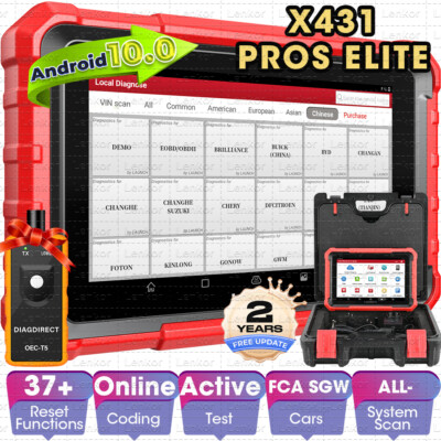 2024 LAUNCH X431 Pros Elite Bidirectional Car Diagnostic Scanner Key Coding PRO5