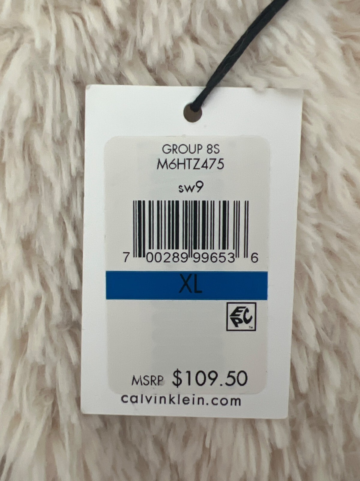 Calvin Klein Faux Fur Vest - Size XL - NWT - Cream White - MSRP $109.50 thumbnail 4