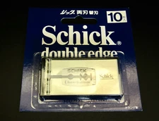 SCHICK VTG D/E 10 BLADE DISPENSER JAPAN MARKET Made In Holland UNUSED COND. #7