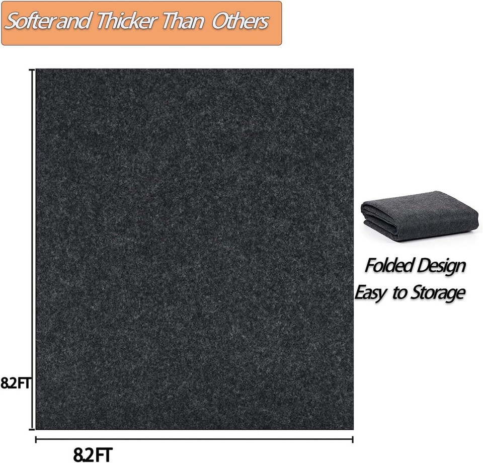 8.2 X 8.2 FT Outdoor Storage Shed Mat, Waterproof Storage Shed Flooring