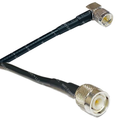 RFC195 MiniUHF Male Angle to TNC MALE RF Cable FAST-SHIP LOT