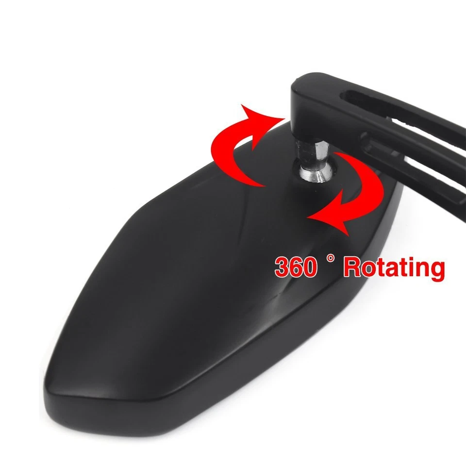 Espejos Hayabusa Negro 1999-2022 2023 2024 2025 2026 Convexo Ajustable Suzuki Foto 4 de 4