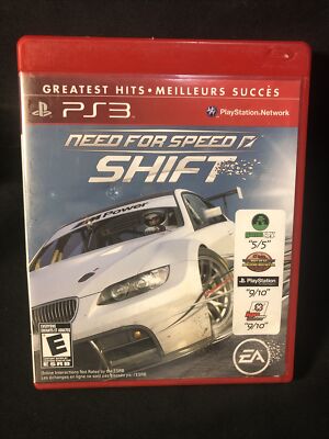 Need for Speed: Shift Greatest Hits (Sony PlayStation 3, 2009) PS3 Tested